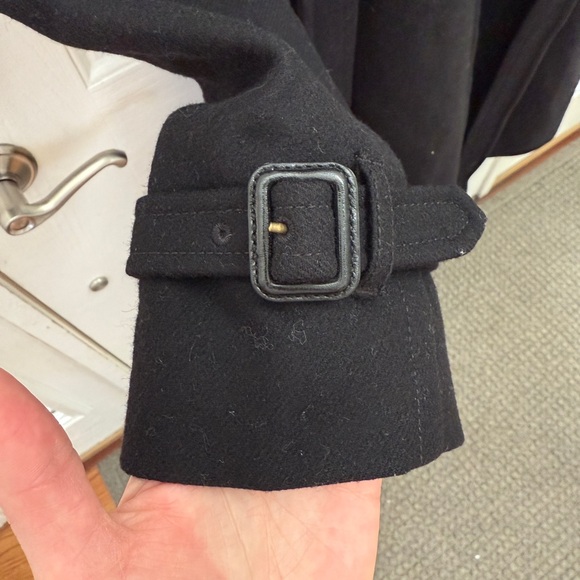 J. Crew Women's Black Pea Coat - Picture 5 of 5